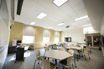 Photo of the library classroom