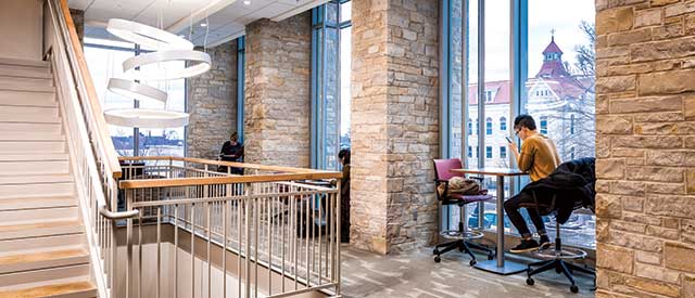 Jaharis Science Laboratories study area