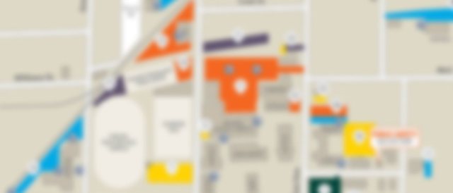 a blurred photo of Carroll University's parking lot map.