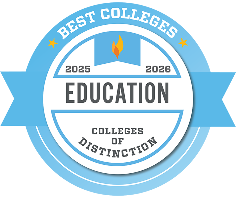 College of Distinction Badge for Education