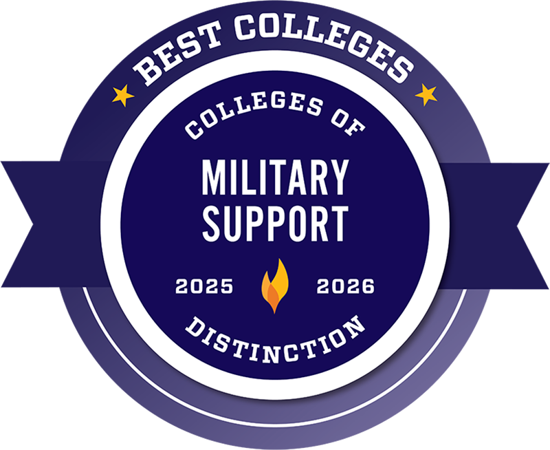 College of Distinction Badge for Military Support