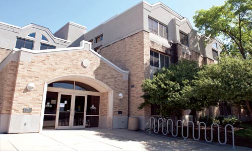 Photo of exterior of Hilger Hall