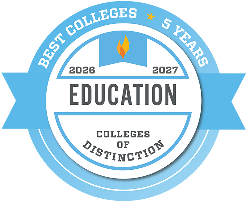 College of Distinction Badge for Education
