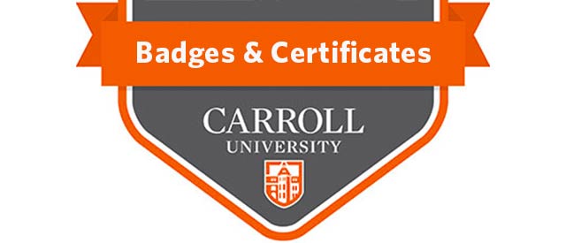 badges and certificates