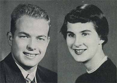 Midge (Glass) Pinkerton '56 and Jim Pinkerton '54 photo