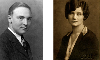 Alumni couple Oliver Graaskamp '27 and Alison (Caldwell) Graaskamp '27