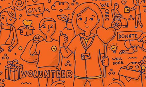 volunteering illustration