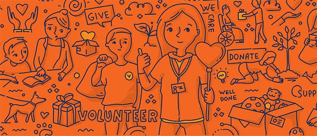volunteering illustration