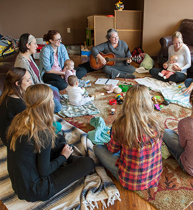 Carroll University music therapy class