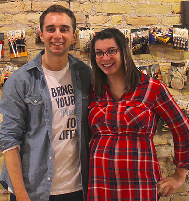 Alumni Garrett Sheskey and Katie Garcia