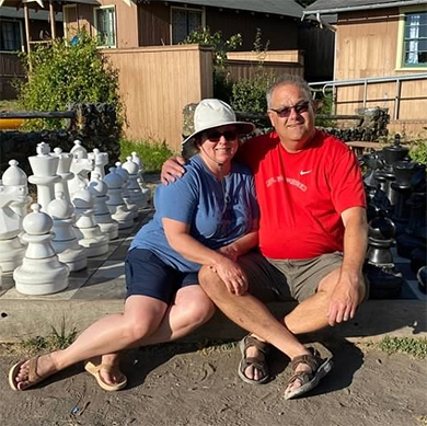 Alumni couple Diane (Schueler) '80 and Jack Champaigne