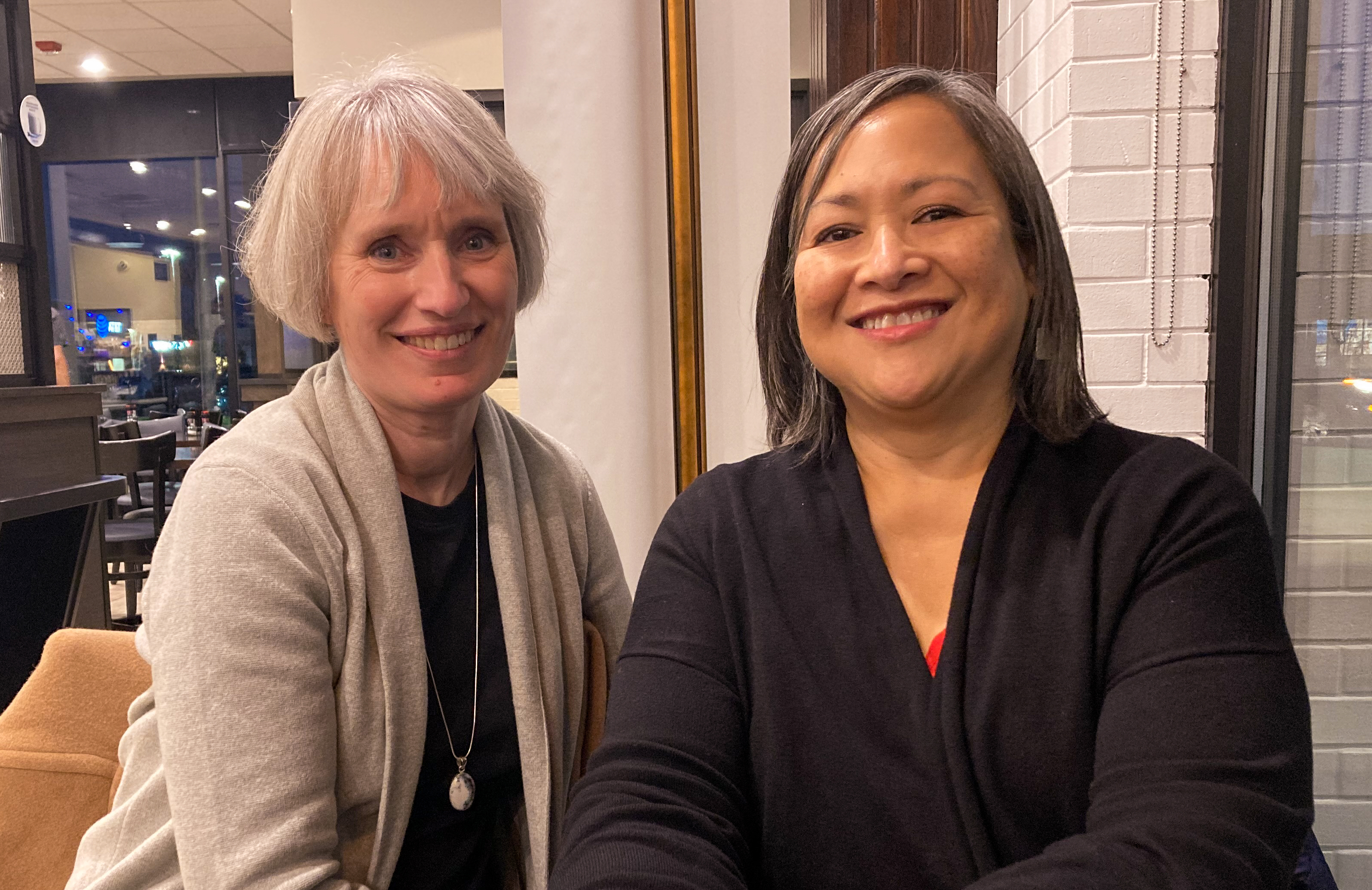 Kristen (Kris) Ricigliano ‘85 and Lorinda Liongson ‘87 