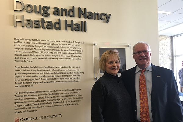 Doug and Nancy Hastad