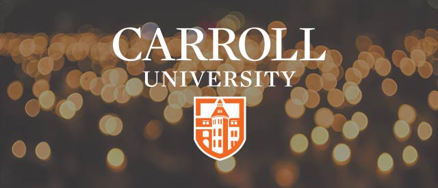 bokeh vigil with carroll logo