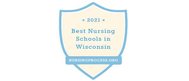 2021 Best Nursing Schools in Wisconsin Logo Badge