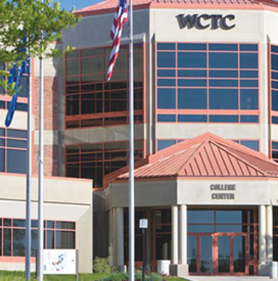 Portrait image of WCTC outside photo in sunglight