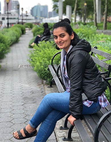 International student Anjana Adhikari