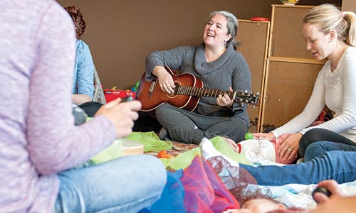 Elizabeth Rousseau, music therapy director