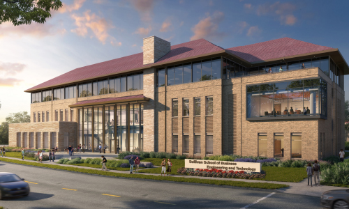 Sullivan School of Business, Engineering and Technology Building Street View Rendering.