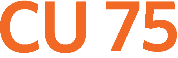 Large orange text letters of CU 175