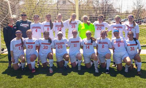 members of the women's club soccer team