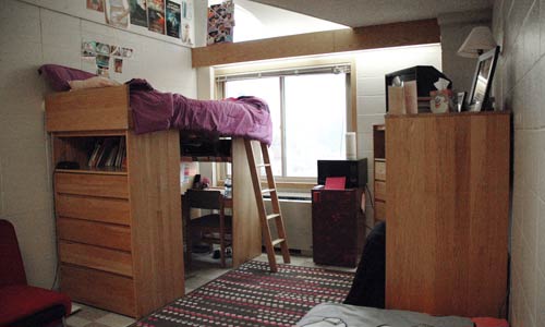 Photo of Hilger Hall dorm room